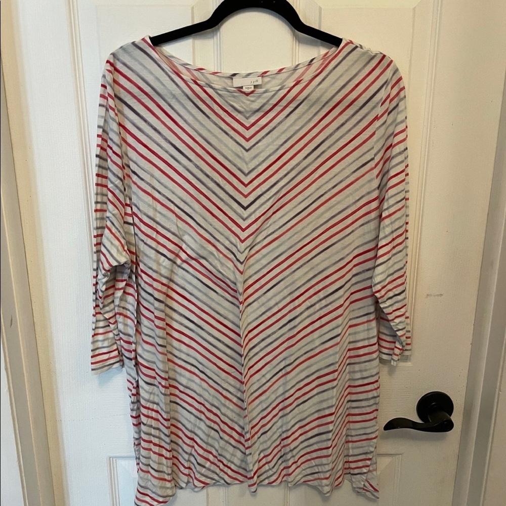 J. Jill multi colored striped tunic